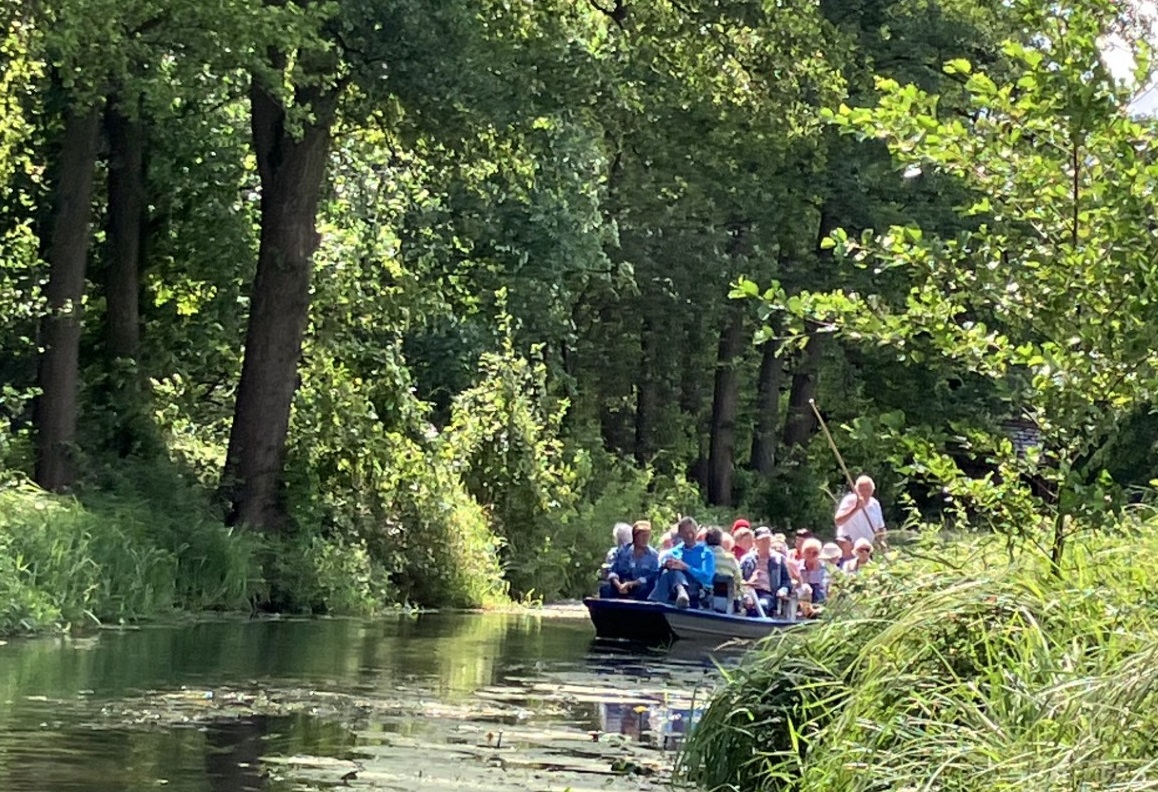 Kahnfahrt im Spreewald.