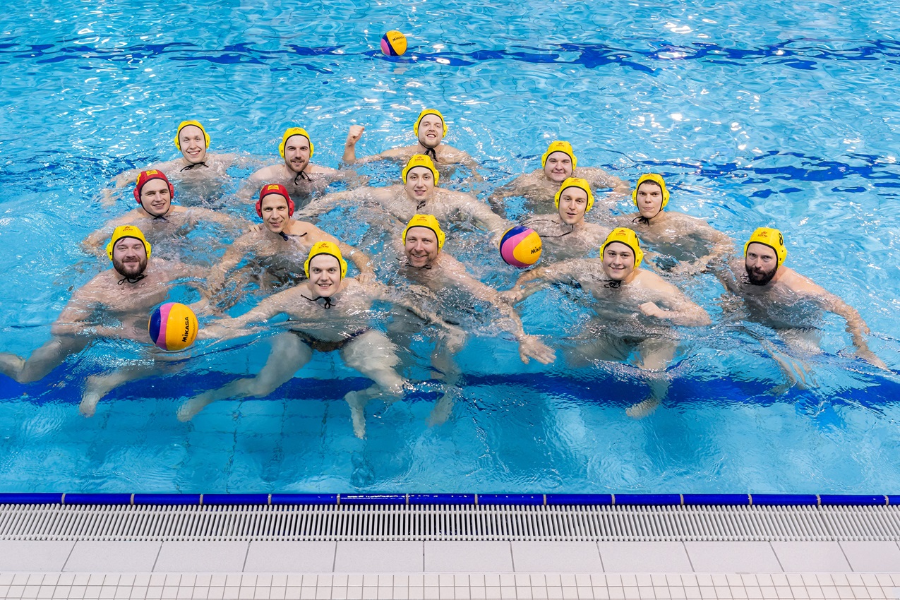 Die Wasserball-Herren von der HSG Warnemünde.