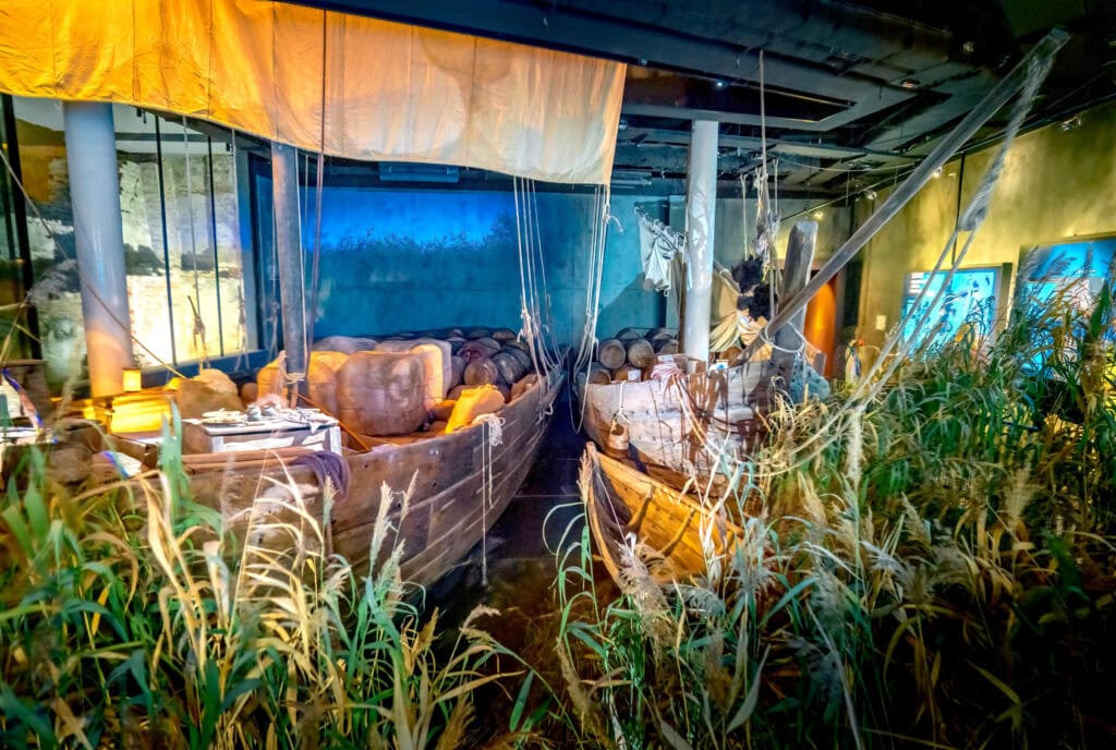 Interior des European Hansemuseums in Lübeck