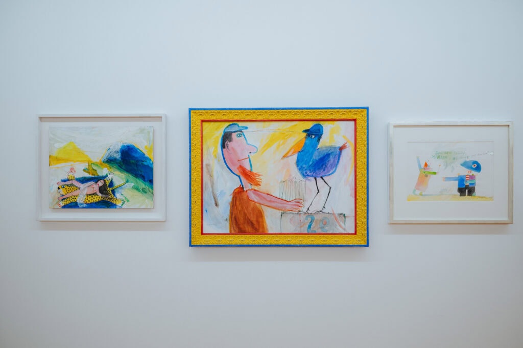 Mit vielen Bildern zeigt die Rostocker Kunsthalle, wie vielfältig Janosch ist.