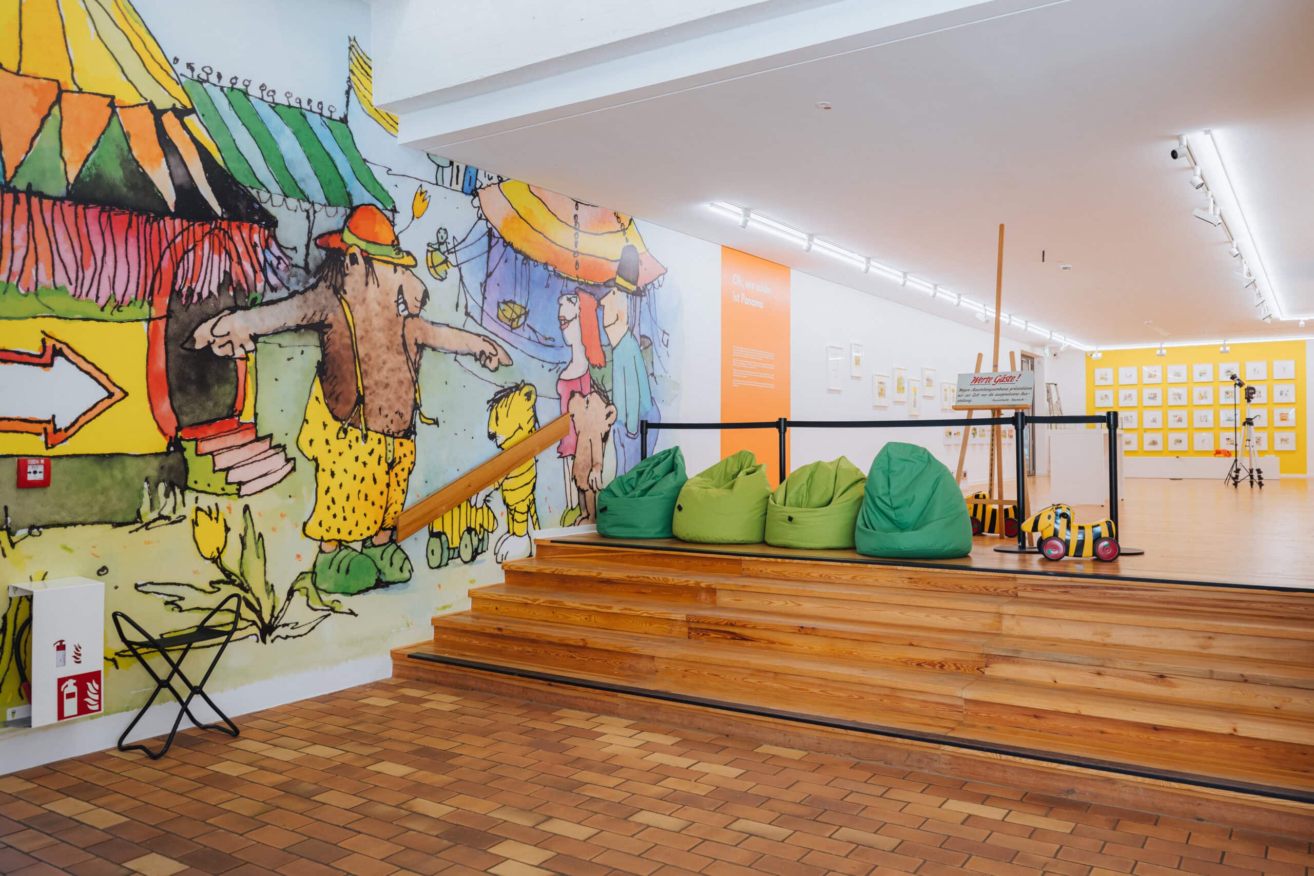 Bei der ersten Familienausstellung in der Rostocker Kunsthalle ist Spielen und Toben erlaubt.