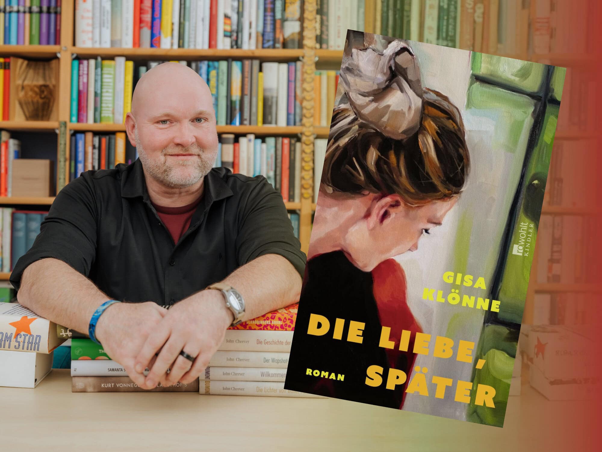 Bookster Stefan Härtel mit seinem Buchtipp "Die Liebe, später" von Gisa Klönne